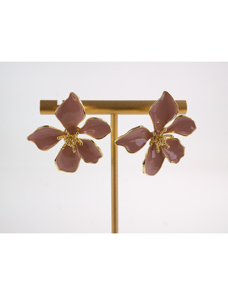 Kolczyki NIEREGULARNE KWIATKI KWIATY  LOLITA AKCESORIA srebrny sztyft 925