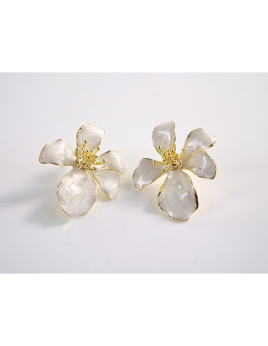 Kolczyki NIEREGULARNE KWIATKI KWIATY  LOLITA...