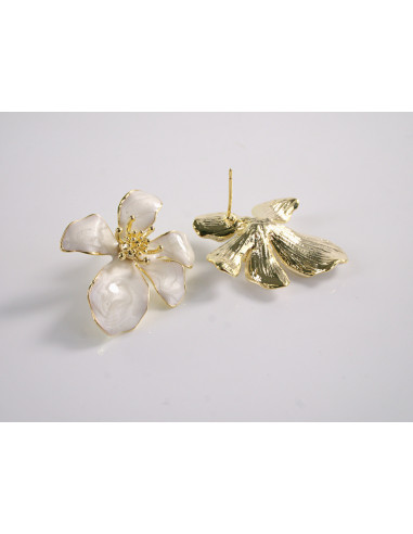 Kolczyki NIEREGULARNE KWIATKI KWIATY  LOLITA...