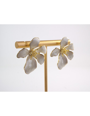 Kolczyki NIEREGULARNE KWIATKI KWIATY  LOLITA...