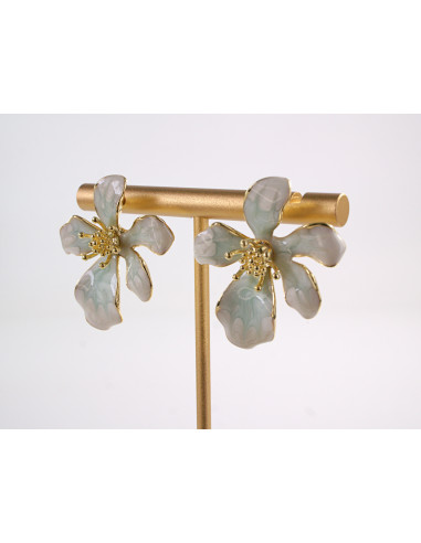 Kolczyki NIEREGULARNE KWIATKI KWIATY  LOLITA...