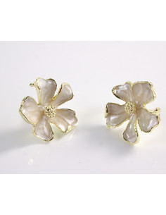 Kolczyki  KWIATKI KWIATY  LOLITA AKCESORIA srebrny sztyft...