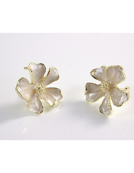 Kolczyki  KWIATKI KWIATY  LOLITA AKCESORIA srebrny sztyft 925