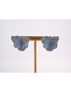 Kolczyki KWIATKI KWIATY  LOLITA AKCESORIA srebrny sztyft 925