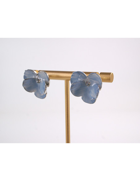 Kolczyki KWIATKI KWIATY  LOLITA AKCESORIA srebrny sztyft 925