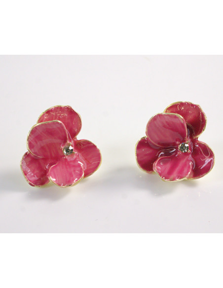 Kolczyki KWIATKI KWIATY  LOLITA AKCESORIA srebrny sztyft 925