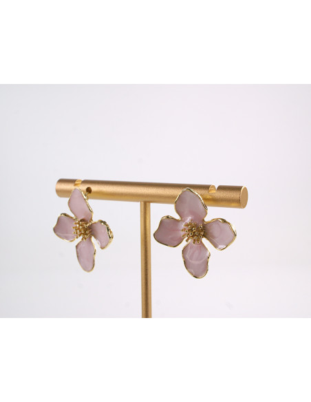 Kolczyki KWIATKI KWIATY  LOLITA AKCESORIA srebrny sztyft 925