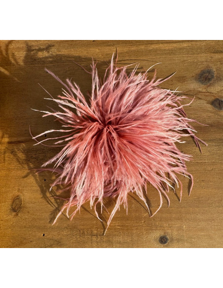 KWIAT BROSZKA Z PIÓR PRZYPINKA PUSZEK PIÓRA LOLITA AKCESORIA 14 CM