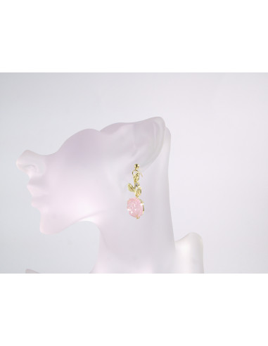 Kolczyki RÓŻA RÓŻE RÓŻOWE  LOLITA AKCESORIA...