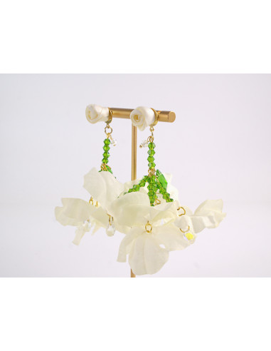 Kolczyki KWIATY KWIATKI  MAXI LOLITA AKCESORIA...