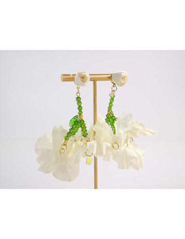 Kolczyki KWIATY KWIATKI  MAXI LOLITA AKCESORIA...