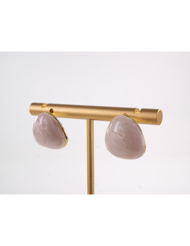 Kolczyki RÓŻOWY MELANŻ A'LA GUZIK LOLITA...