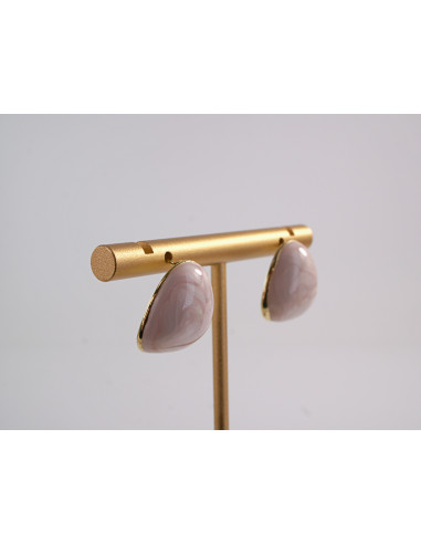 Kolczyki RÓŻOWY MELANŻ A'LA GUZIK LOLITA...