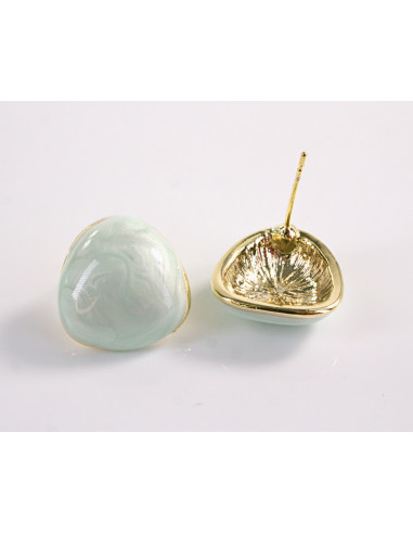 KolczykiJASNY TURKUS  MELANŻ A'LA GUZIK LOLITA...