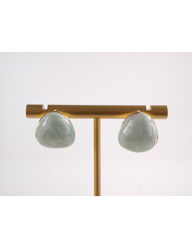 KolczykiJASNY TURKUS  MELANŻ A'LA GUZIK LOLITA...