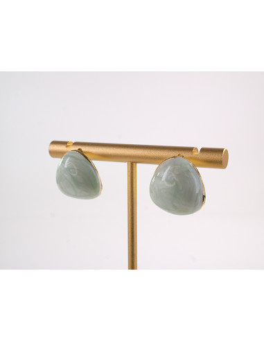 KolczykiJASNY TURKUS  MELANŻ A'LA GUZIK LOLITA...