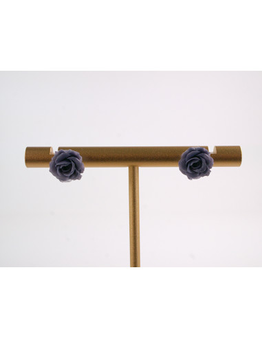 Kolczyki RÓŻA  KWIATY KWIATKI  0,8 CM LOLITA...