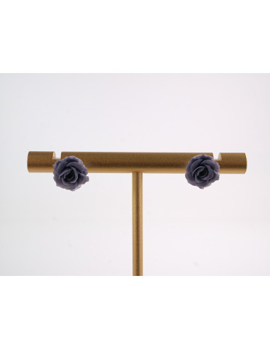 Kolczyki RÓŻA  KWIATY KWIATKI  0,8 CM LOLITA...