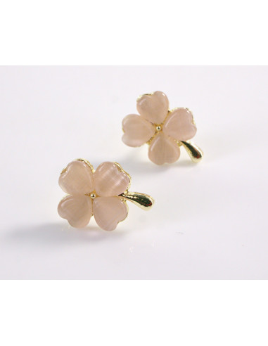 Kolczyki CZTEROLISTNA KONICZYNKA LOLITA...