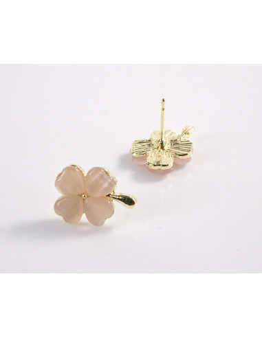 Kolczyki CZTEROLISTNA KONICZYNKA LOLITA...