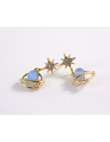 Kolczyki GWIAZDKI Z PLANETĄ  LOLITA AKCESORIA...