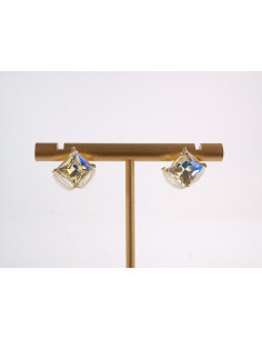 Kolczyki KOSTKI CRYSTAL AB  LOLITA AKCESORIA srebrny... 2