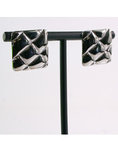 Kolczyki SREBRNE KWADRAT KWADRATY STAL CHIRURGICZNA... 2