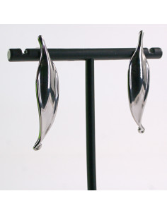 Kolczyki SREBRNE LISTKI LISTEK STAL CHIRURGICZNA LOLITA...