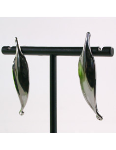 Kolczyki SREBRNE LISTKI LISTEK STAL CHIRURGICZNA LOLITA... 2