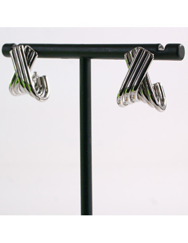 Kolczyki SREBRNE X X  STAL CHIRURGICZNA LOLITA...