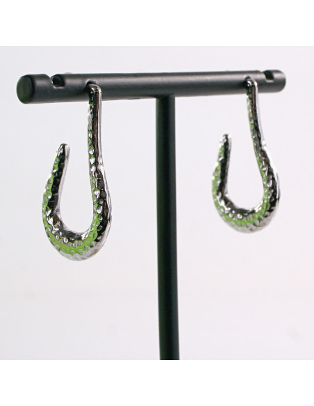 Kolczyki SREBRNE HAK HACZYKI STAL CHIRURGICZNA LOLITA AKCESORIA