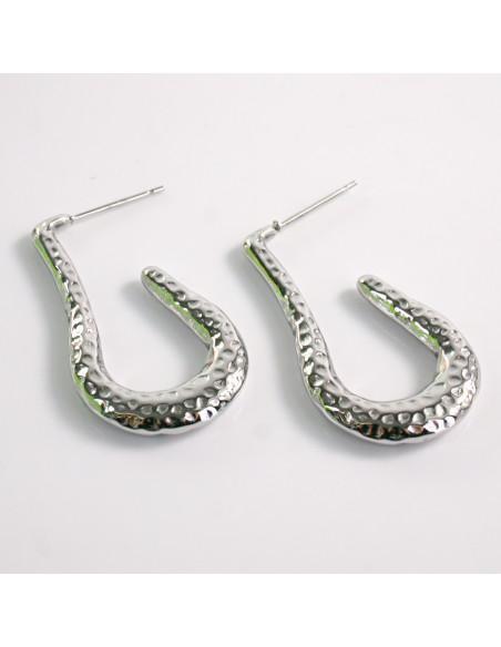 Kolczyki SREBRNE HAK HACZYKI STAL CHIRURGICZNA LOLITA AKCESORIA