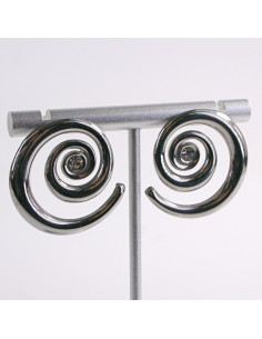 Kolczyki SREBRNE ZAWIJAS ŚLIMAK STAL CHIRURGICZNA LOLITA...