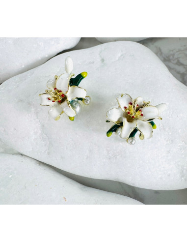 Kolczyki KWIATY KWIATKI BOHO Lolita Accessories...