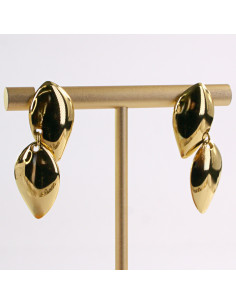 Kolczyki ZŁOTE LISTKI LISTEK STAL CHIRURGICZNA LOLITA...