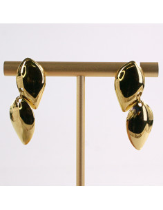 Kolczyki ZŁOTE LISTKI LISTEK STAL CHIRURGICZNA LOLITA... 2