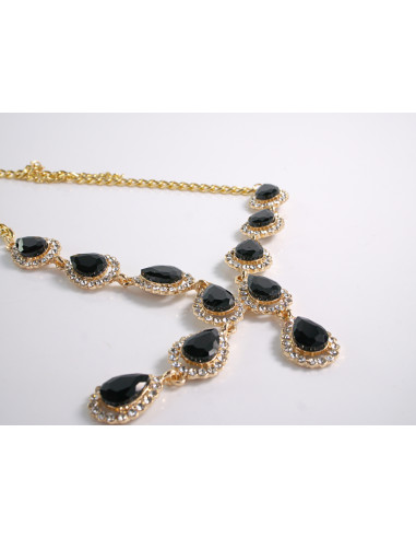 NASZYJNIK wieczorowy KOLIA POD SZYJĘ LOLITA...