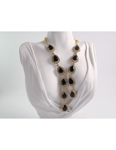 NASZYJNIK wieczorowy KOLIA POD SZYJĘ LOLITA...