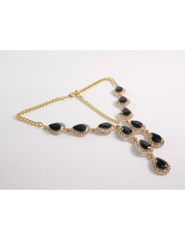 NASZYJNIK wieczorowy KOLIA POD SZYJĘ LOLITA...