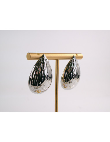 Kolczyki DUŻE ZŁOTE KROPLE ŁEZKI  LOLITA...