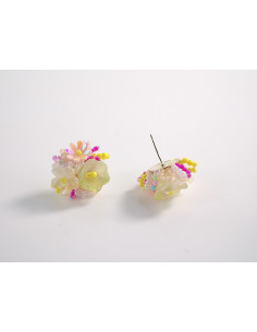 Kolczyki KOLOROWE  PLECIONE KWIATKI  LOLITA AKCESORIA... 2
