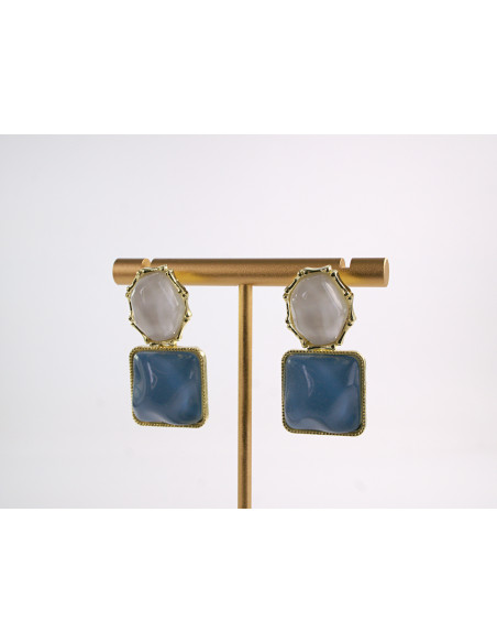 Kolczyki VINTAGE A/LA LATA 80-TE  LOLITA AKCESORIA srebrny sztyft 925