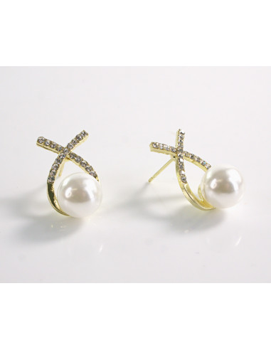 Kolczyki ZAWIJAS Z PERŁĄ LOLITA AKCESORIA...