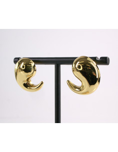 Kolczyki ASYMETRYCZNE ZŁOTE ZAWIJASY STAL CHIRURGICZNA... 2