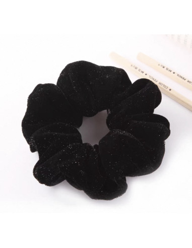 SCRUNCHIE MEGA DUŻA XXXL AKSAMITNA Z BROKATEM...