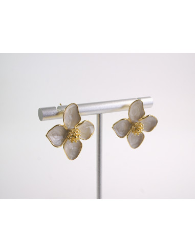 Kolczyki FIOLETOWE KWIATKI KWIATUSZKI   LOLITA...