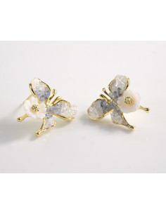 Kolczyki FIOLETOWE KWIATKI KWIATUSZKI   LOLITA AKCESORIA... 2