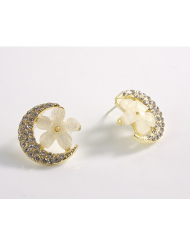 Kolczyki  KWIATKI KWIATUSZKI   LOLITA AKCESORIA...