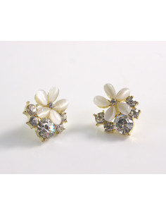 Kolczyki  KWIATKI KWIATUSZKI   LOLITA AKCESORIA srebrny... 2