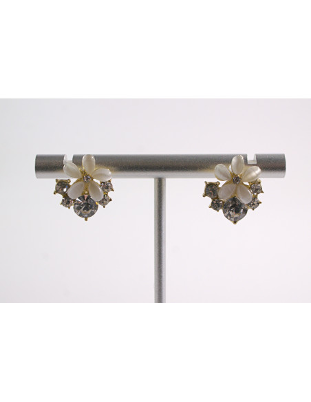 Kolczyki  KWIATKI KWIATUSZKI   LOLITA AKCESORIA srebrny sztyft 925